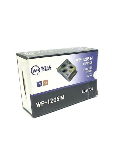 Wellpower 12Volt 5Amper Adaptör Metal Kasa