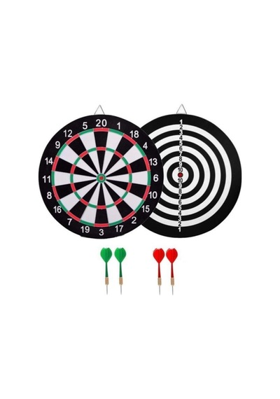 Dart Tahtası Ve 4 Oklu 34 Cm