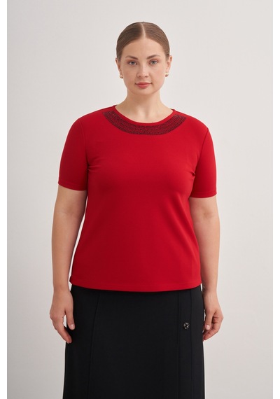 Aker 24aw23607112 Büyük Beden Tween Set 24aw23607112 008 Kırmızı Kırmızı