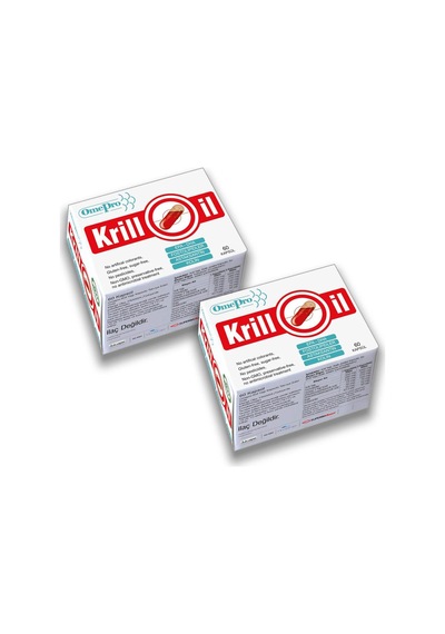 Krill Yağı Krill Oil Omepro Krill Yağı 60 Kapsül x 2 Adet