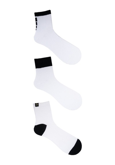 The Socks Company 3 Çift Erkek Beyaz Tenis Çorabı 23SDCR975P Beyaz The Socks Company 3 Çift Erkek Beyaz Tenis Çorabı 23SDCR975P Beyaz