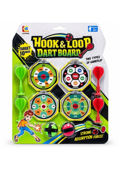 Cırtlı Dart Board Çocuk Dart Oyunu Cırt Cırtlı Hedef Tahtası Seti