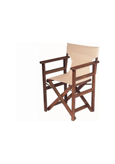 Motoryagmarket Orphey Rejisör Tipi Katlanabilir Ahşap Sandalye Pvc Oturum X2 Ceviz
