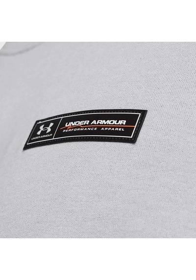 Under Armour Heavyweight Armour Label Erkek Gri Polo Yaka Tişört
