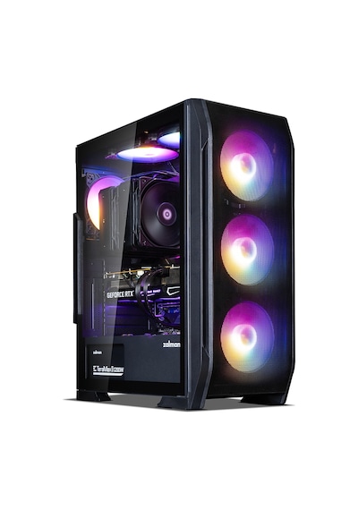 Zalman N7 Plus V2, 700w 80+, Mesh Panel, Tempered Glass, 6x120mm Rgb Fan, Atx Gamıng Kasa