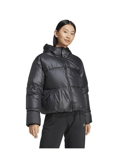 Adidas W Bıg Baffle Kadın Spor Mont - Iv9771 Siyah