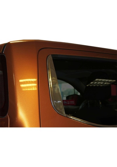 Nissan Navara Cam Arka Kelebek Çıtası 2 Prç Krom 2016 ve Sonrası