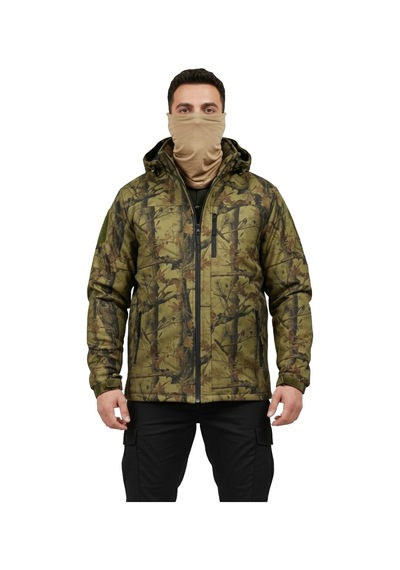 Mysia Outdoor Soft Shell Mont Orman Desen Haki Çift Kat Polarlı Çok Renkli