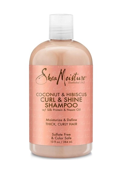 Shea Moisture Coconut & Hibiscus Bukle Kontrolü ve Parlaklık Şampuanı 384ML