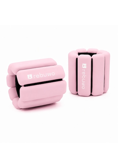 Rebuwo Silikon Ayak Ve El Bileği Ağırlığı Pembe Açık Pembe