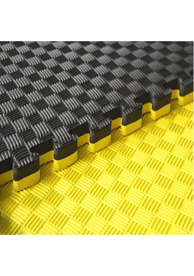 Ges Medikal Kalınlık Tatami Sarı Siyah 100 x 100 26 MM Çok Renkli