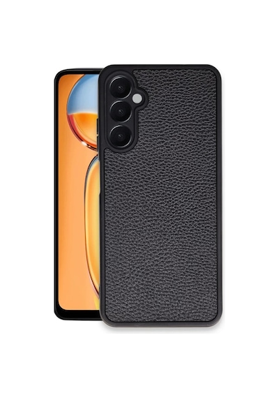 Samsung Uyumlu Galaxy A26 Uyumlu Kılıf Aras Deri Kapak - Siyah