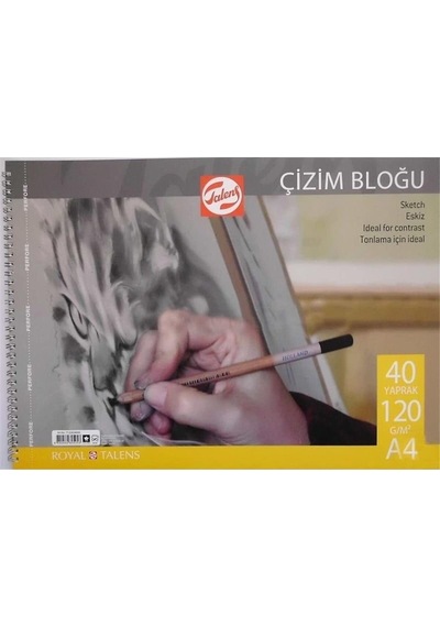 Çizim Ve Resim Bloğu 120 Gr - A4 - 40 Yaprak Spiralli