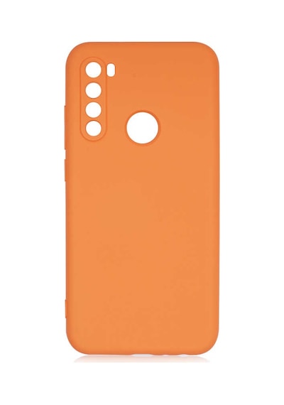 Noktaks - Xiaomi Uyumlu Xiaomi Redmi Note 8 - Kılıf İçi Kadife Koruyucu Mara Lansman Kapak - Turuncu T17689 Turuncu