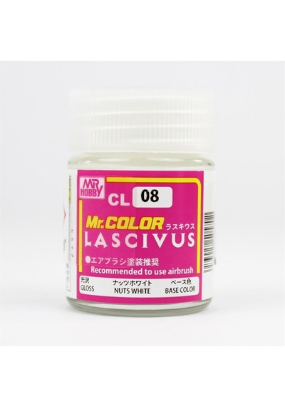 18 Ml. Lascivus Nuts White Mr.color Serisi Maket Boyası, Mr.hobby Cl08 Standart