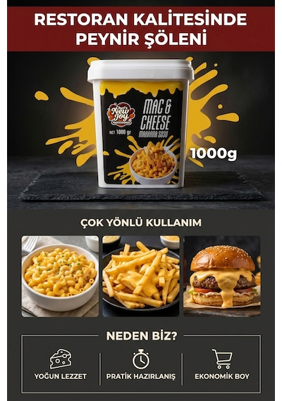Mac Cheese Makarna Sosu Toz 1000 Gr Mac And Cheese