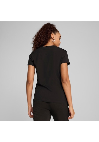 Puma Kadın Ess No. 1 Logo Tee Spor T-shirt - 68237001 Siyah