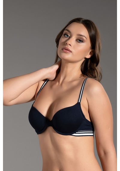 Newbra Penye Push-up Sütyen - Siyah
