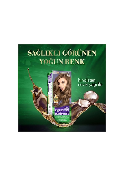 Koleston Naturals Saç Boyası 7/1 Küllü Kumral X3'lü Set