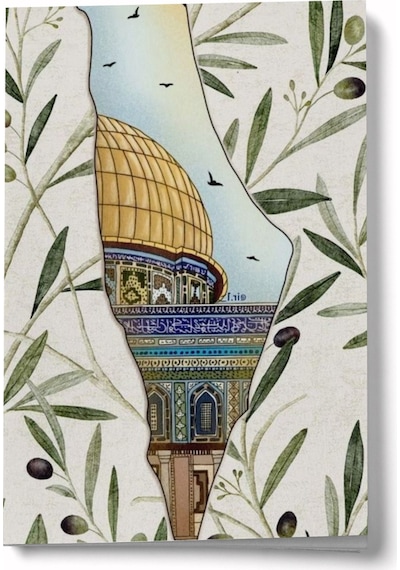 Kudüs Özlemi Mini Defter Çok Renkli