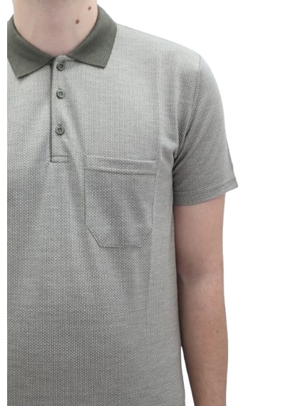 Santa Dmctekstil Erkek Aresta-001 Desenli Klasik Kesim Rahat Kalıp Tek Cepli Polo Yaka T-shirt Haki Santa Dmctekstil Erkek Aresta-001 Desenli Klasik Kesim Rahat Kalıp Tek Cepli Polo Yaka T-shirt Haki