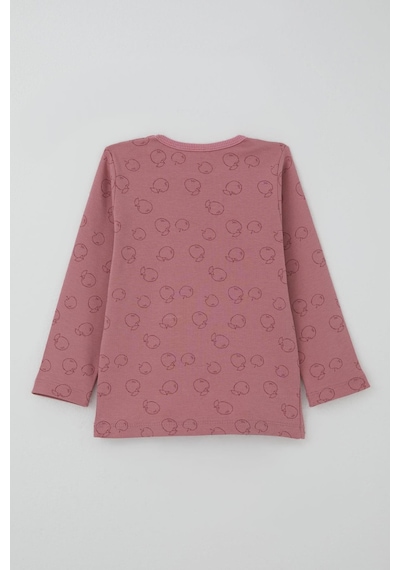 Breeze Kız Bebek Pijama Takımı Tatlı Elmacık Rüyası 9 Ay-3 Yaş, Gülkurusu Gülkurusu