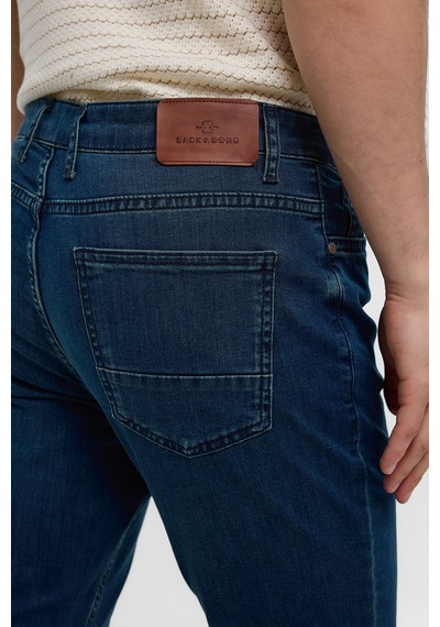 Backandbond Haki Slim Fit Denim Pantolon Çok Renkli