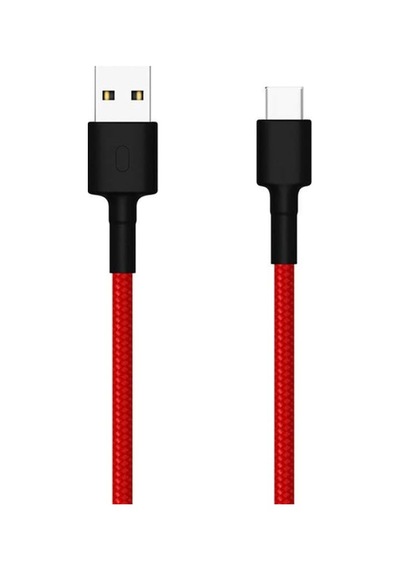 Xiaomi Örgülü Usb Type C Kablo, Kırmızı 100cm Belirtilmemiş