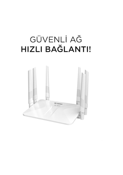 Torima WR50Q 2.4GHz 300Mbps Kablosuz  Wifi Router Beyaz