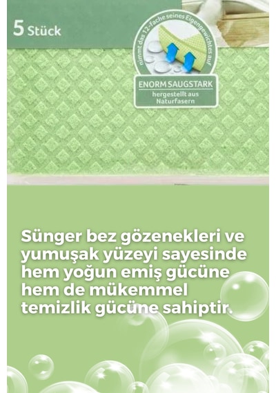 Grimorlife 5 Li Ultra Emici Yumuşak Dayanıklı Mikrofiber Temizlik Bezi 18x19 Cm- İz Bırakmaz