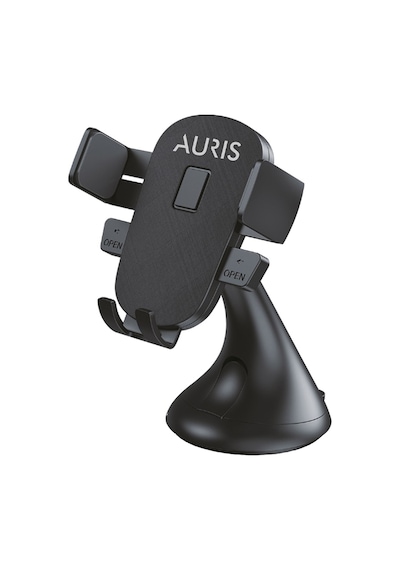 Auris H16 Vantuzlu 360 Döner Araç İçi Telefon Tutucu Siyah