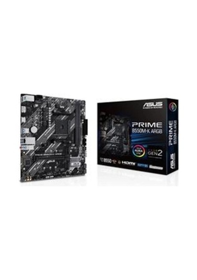 Asus Prime B550m-k Argb 5100mhz Oc Ddr4 Soket Am4 M.2 Hdmı Matx Anakart