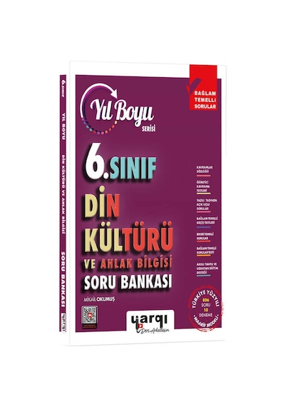 Yargı Ders Arkadaşım 6.sınıf Din Kültürü Ve Ahlak Bilgisi Yıl Boyu Soru Bankası
