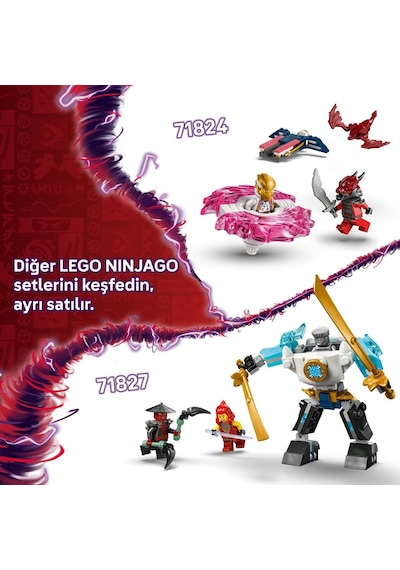 LEGO® NINJAGO® Kai’nin Ejderha Spinjitzu Topacı 71823 - 6 Yaş ve Üzeri Çocuklar için 2 Ninja Minifigürü İçeren Oyuncak Yapım Seti (54P) LEGO® NINJAGO® Kai’nin Ejderha Spinjitzu Topacı 71823 - 6 Yaş ve Üzeri Çocuklar için 2 Ninja Minifigürü İçeren Oyuncak Yapım Seti (54P)