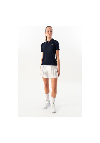 Maraton Regular Kadın Polo Yaka Navy T-shirt Lacivert