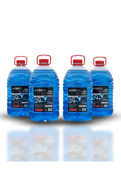 Steep Oto Cam Suyu -20 Derece Antifriz İçerikli 5 Lt 4 Adet