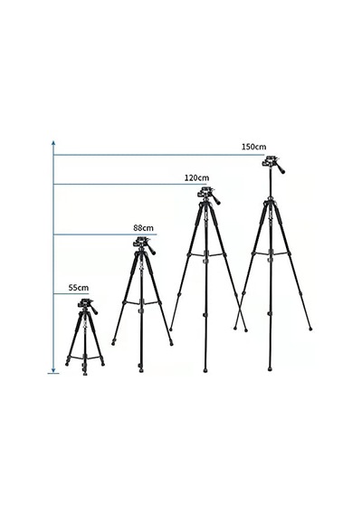 Np-8820 150 Cm Tripod Profesyonel Telefon Kamera Tutucu Çantalı Tripod Standart