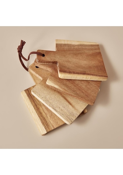 Pietto Ahşap Bardak Altlığı Naturel 14x10x8 Cm Ahşap