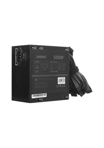Everest Eps-500a Real 500w 4 Sata 12cm Fanlı Oyuncu Pc Destekli Power Supply Psu