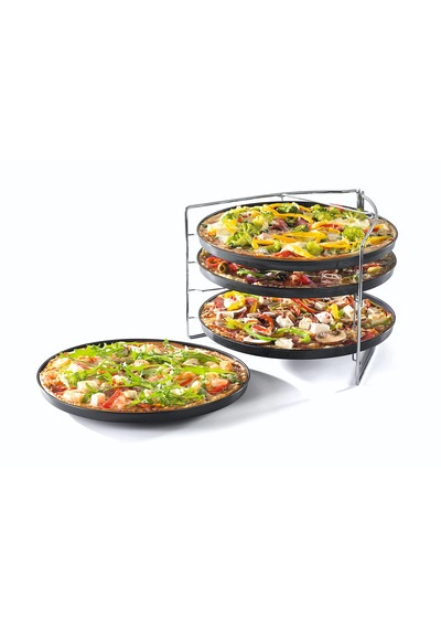 Fisko Pizza Pişirme Seti 5 Parça Siyah