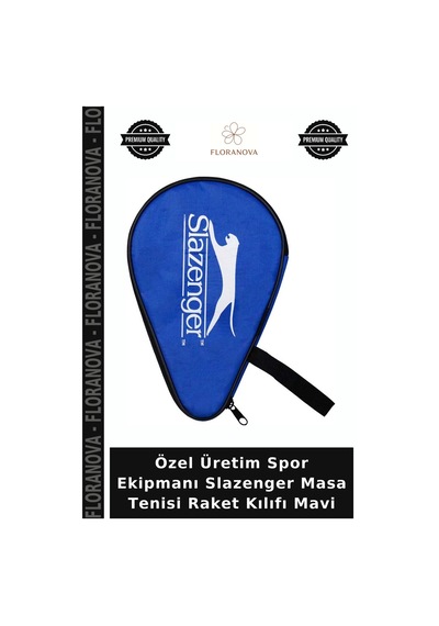 Özel Üretim Spor Ekipmanı Slazenger Masa Tenisi Raket Kılıfı Mavi
