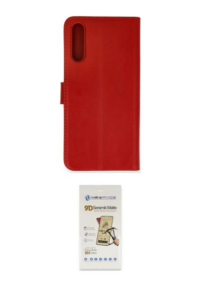 Cep Huawei Uyumlu P Smart S Kılıf Siluet Işık Serisi İkili Koruma Seti Najmaddin Gold