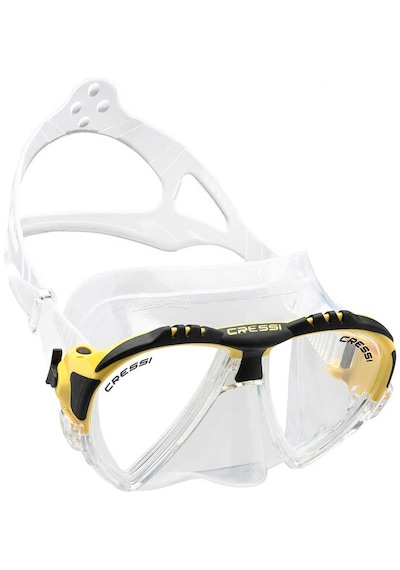 Cressi Matrix Dalış Maskesi CLEAR-YELLOW