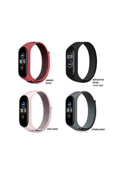 Xiaomi Mi Band 5 Band 6 Kordon Hasır Kordon