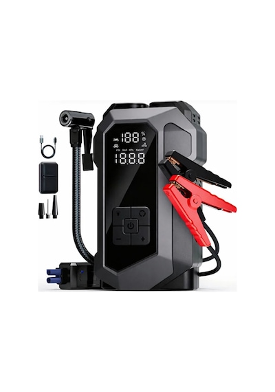 Çeşithane 16000mah 800a Akü Takviye Cihazı Kompresör Powerbank 4in1