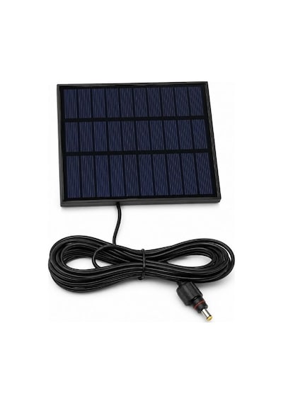 Dış Mekan Su Geçirmez Solar Panel Güvenlik Kamerası Şarj Paneli Güneş Enerjisi 14 X 12 Cm Besleme Kablolu Dc Uç