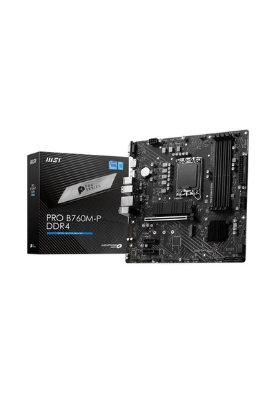 Msı Pro B760m-p Ddr4 4600mhz 1xhdmı 1xdp 2xm.2 Usb 3.2 Atx 1700p 12. / 13. Ve 14. Nesil İşlemci Uyumlu
