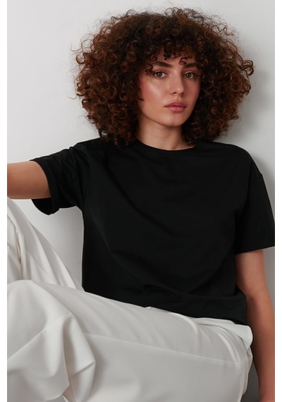 Mad Girls Siyah Tişört Mg1351