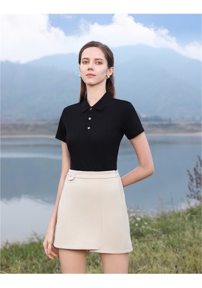 New Performance Premium Polo T-shirt %72,8 Pamuk %27,2 Polyester Siyah
