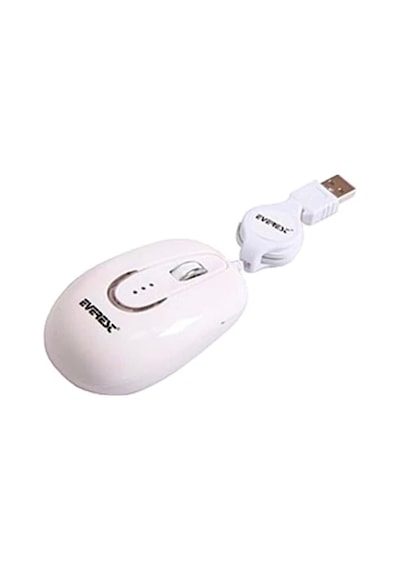 Everest SM-302 Makaralı Mouse Beyaz